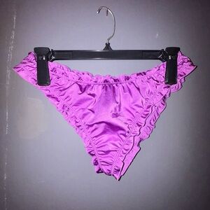 PacSun Lilac Ruffled Bikini Bottoms